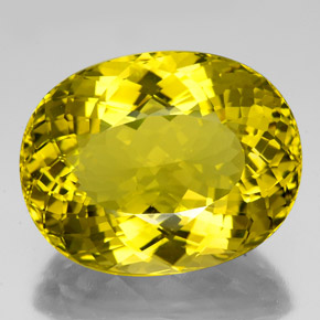 Cuarzo Amarillo púrpura natural de 96.85 ct, Corte Óvalo, VVS-VS