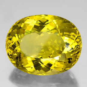 Cuarzo Amarillo púrpura natural de 96.85 ct, Corte Óvalo, VVS-VS