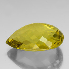 Cuarzo amarillo natural de 78,64 ct, en forma de pera, VS