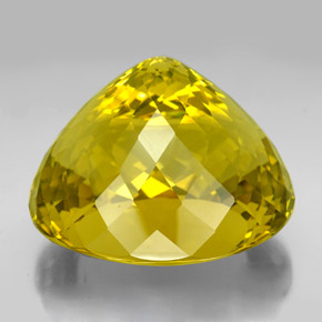 Cuarzo amarillo natural de 320,20 ct, corte óvalo, VVS