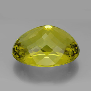Cuarzo amarillo natural de 199,65 ct, corte óvalo, VVS