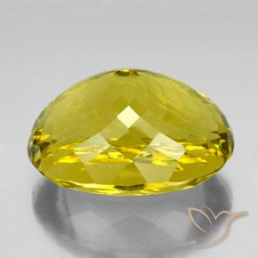 Cuarzo Amarillo vivo natural de 161.15 ct, Ovalada, VVS