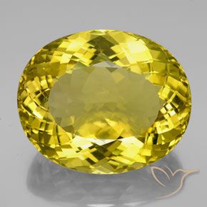 152.35ct Natural Amarillo vivo Cuarzo, Ovalada, VVS, Photo A