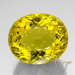152.10ct Natural Amarillo abejorro Cuarzo, Ovalada, VVS-VS