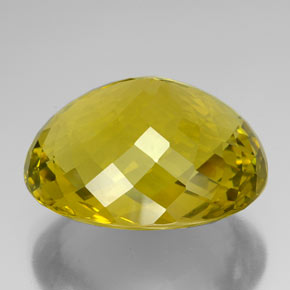 Cuarzo amarillo natural de 142,90 ct, corte óvalo, IF