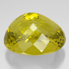 Cuarzo amarillo natural de 266,25 ct, corte óvalo, VVS