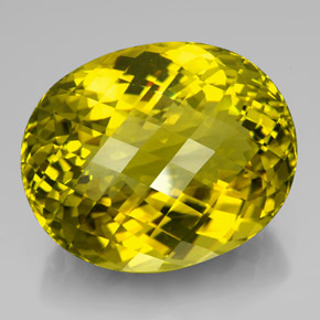 Cuarzo amarillo natural de 223,35 ct, corte óvalo, VVS