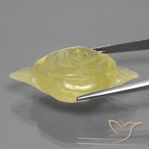Cuarzo Amarillo claro natural de 42.99 ct, Elegante, Transparente / Translúcido