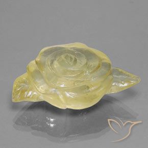 Cuarzo Amarillo claro natural de 39.56 ct, Elegante, Transparente / Translúcido