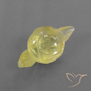 Cuarzo Amarillo miel muy claro natural de 46.46 ct, Elegante, Transparente / Translúcido