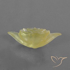 Cuarzo Amarillo miel muy claro natural de 46.46 ct, Elegante, Transparente / Translúcido