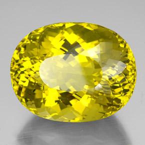 Cuarzo amarillo natural de 138,15 ct, corte óvalo, VVS
