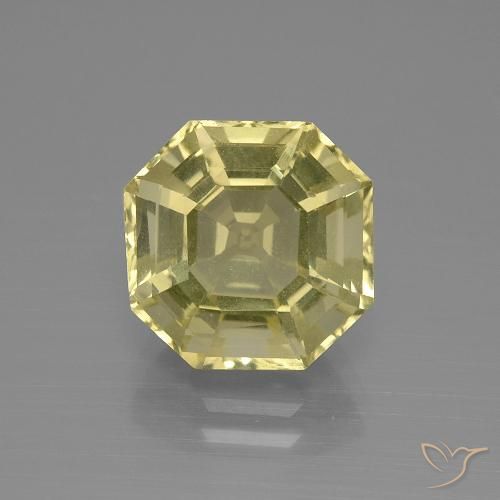 5.37ct Natural Amarillo laguna claro Cuarzo, corte esmeralda, VVS