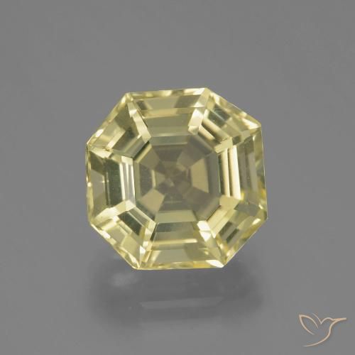 6.27ct Natural Amarillo laguna Cuarzo, corte esmeralda, VVS-VS