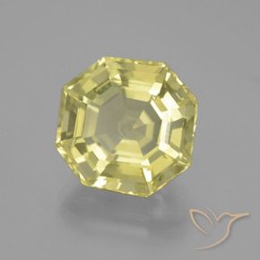 Cuarzo Amarillo laguna natural de 9.55 ct, Corte Octágono / Esmeralda, VVS