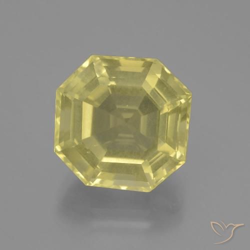 10.29ct Natural Amarillo laguna Cuarzo, corte esmeralda, VS