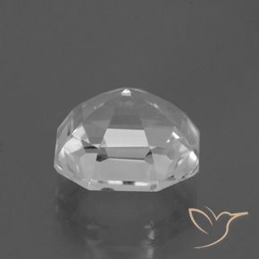Cuarzo blanco natural de 8,22 ct, corte esmeralda, VVS