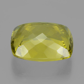 Cuarzo amarillo natural de 22,46 ct, corte cojín, VVS