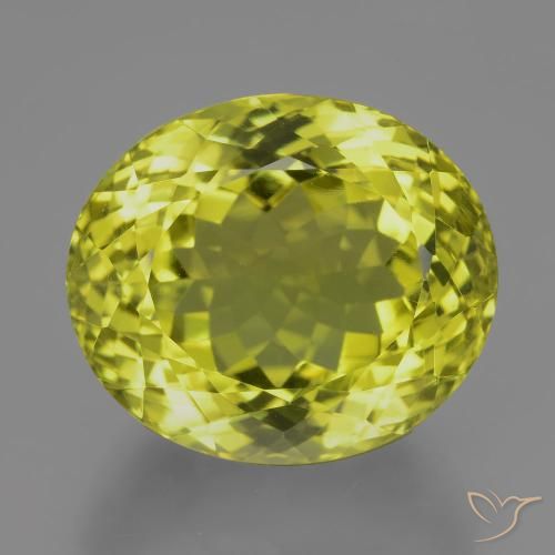 26.94ct Natural Amarillo medio Cuarzo, Ovalada, VVS