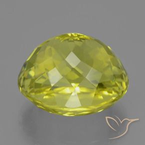 Cuarzo Amarillo medio natural de 26.94 ct, Ovalada, VVS