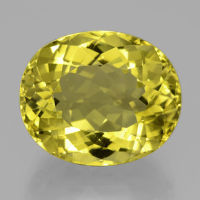 Cuarzo amarillo natural de 23,75 ct, corte óvalo, VVS-VS