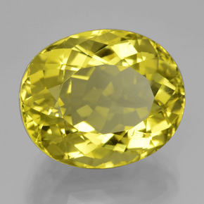 Cuarzo amarillo natural de 23,75 ct, corte óvalo, VVS-VS