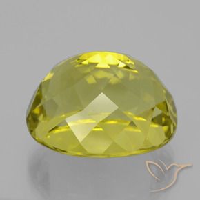 Cuarzo Amarillo medio natural de 31.35 ct, Ovalada, VVS