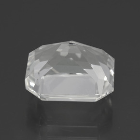 Cuarzo blanco natural de 5,25 ct, corte esmeralda, VS