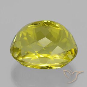 Cuarzo Amarillo medio natural de 37.71 ct, Ovalada, VVS