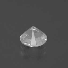 Cuarzo Blanco natural de 1.35 ct, Corte Redondo, VVS-VS