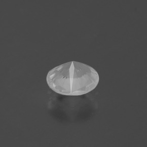 Cuarzo Blanco natural de 0.78 ct, Corte Redondo, VS