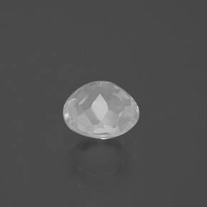 Cuarzo blanco natural de 1,84 ct, corte redondo, VS