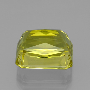 Cuarzo amarillo natural de 20,62 ct, corte esmeralda, VVS