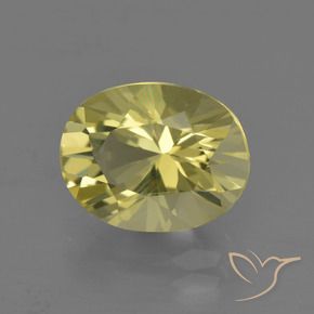 Cuarzo Amarillo suave natural de 2.73 ct, Ovalada, VVS-VS