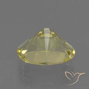Cuarzo Amarillo pálido natural de 4.27 ct, Ovalada, VVS