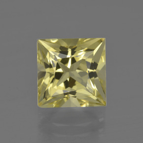 Cuarzo amarillo natural de 3,82 ct, cuadrado, VVS