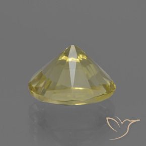 Cuarzo Amarillo laguna natural de 3.50 ct, Ovalada, VVS
