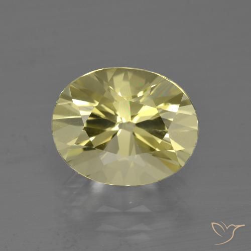 3.08ct Natural Amarillo claro medio Cuarzo, Ovalada, VVS