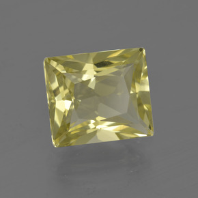 Cuarzo Limón natural de 3.79 ct, Corte Baguette, VVS