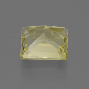Cuarzo Limón natural de 3.79 ct, Corte Baguette, VVS