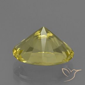 Cuarzo Amarillo medio natural de 5.19 ct, Ovalada, VVS-VS