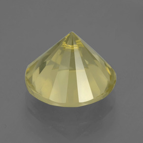 Cuarzo amarillo natural de 8,10 ct, corte redondo, VVS-VS