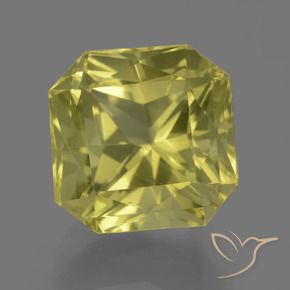 Cuarzo Amarillo medio natural de 10.50 ct, Corte Octágono / Esmeralda, VS