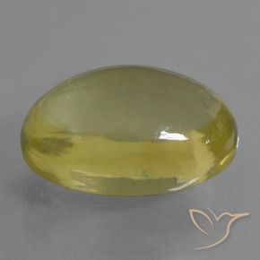 Cuarzo Amarillo-dorado claro natural de 27.02 ct, Ovalada, Transparente