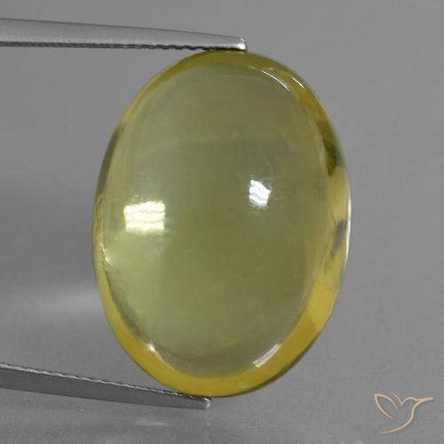27.98ct Natural Amarillo-dorado claro Cuarzo, Ovalada, Transparente