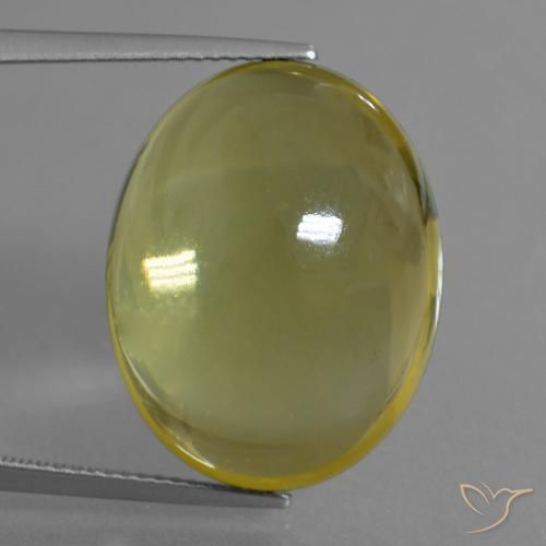 26.79ct Natural Amarillo claro Cuarzo, Ovalada, Transparente