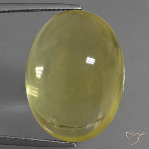 36.38ct Natural Amarillo claro Cuarzo, Ovalada, Transparente
