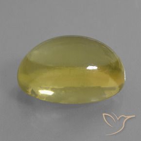 Cuarzo Amarillo piña claro natural de 27.59 ct, Ovalada, Transparente