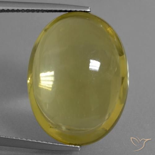 28.56ct Natural Amarillo vivo Cuarzo, Ovalada, Transparente
