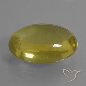 Cuarzo Amarillo vivo natural de 28.56 ct, Ovalada, Transparente